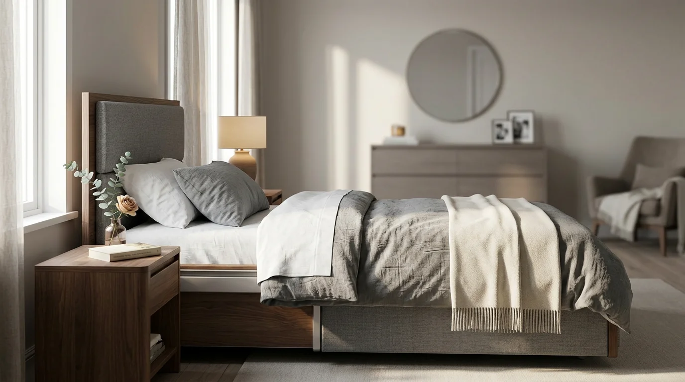 turn bedroom into hospital room