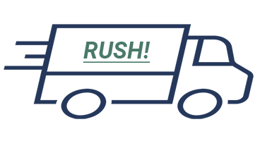 An icon of truck written "standard" in blue color.
